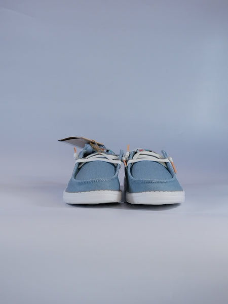 HEY DUDE - SCARPA LEGGERA IN TELA AZZURRA WENDY BOHO LIGHT DENIM