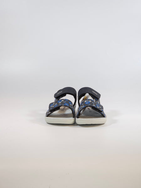 GEOX - SANDALO BLU CON DISEGNI FANTASIA CON STRAPPI PER BAMBINI PRIMI PASSI B455SC