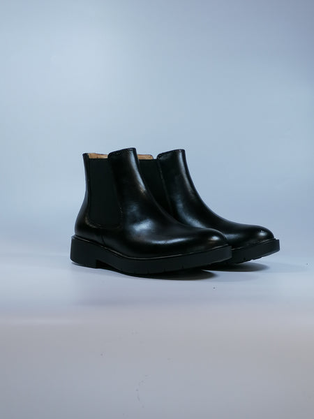 GEOX - STIVALETTO BEATLES DONNA NERO CON SUOLA SPHERICA D16QRC
