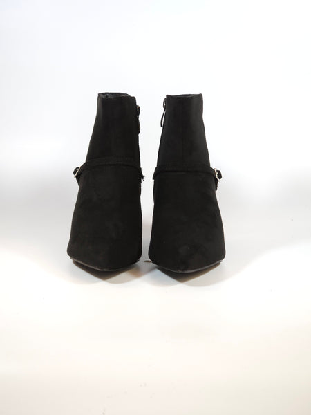 dalzoppo.it - TRONCHETTO SCAMOSCIATO NERO CON TACCO 5 CM PER DONNA 7260