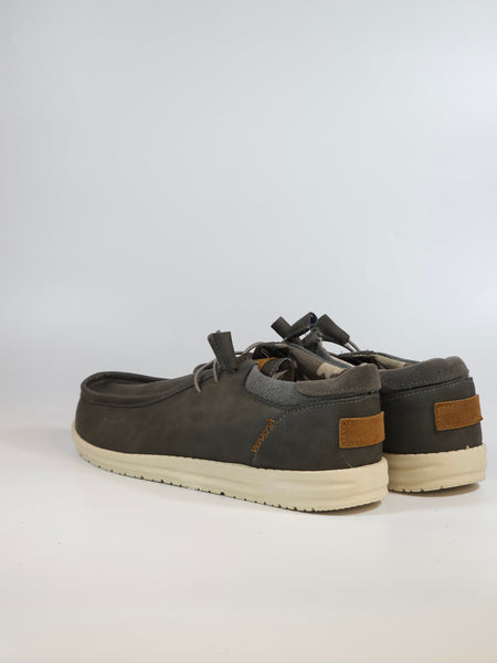 dalzoppo.it - SCARPA LEGGERA CON LACCI IN ELASTICO SNEAKERS GRIGIA PER UOMO B302