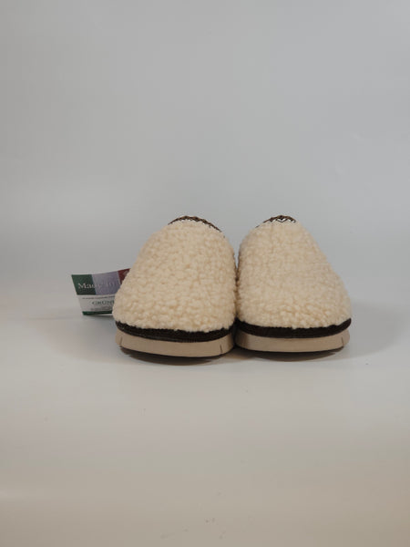 GRUNLAND - CIABATTA INVERNO BIANCA CON SUOLA RE-SOFT E ANTISCIVOLO PER DONNA CI2599