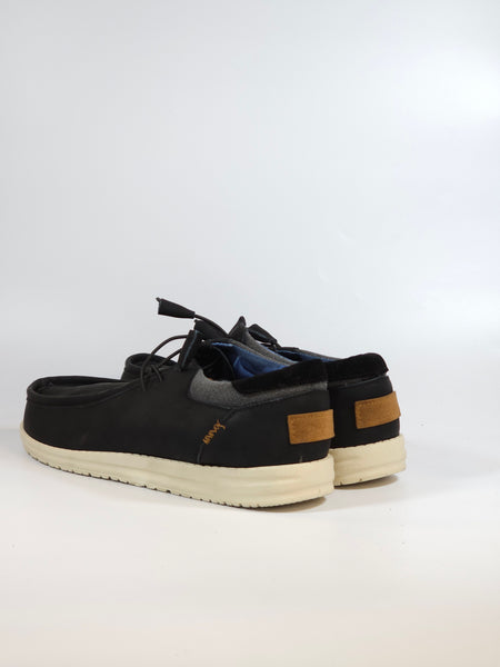 dalzoppo.it - SCARPA LEGGERA CON LACCI IN ELASTICO SNEAKERS NERA PER UOMO B302
