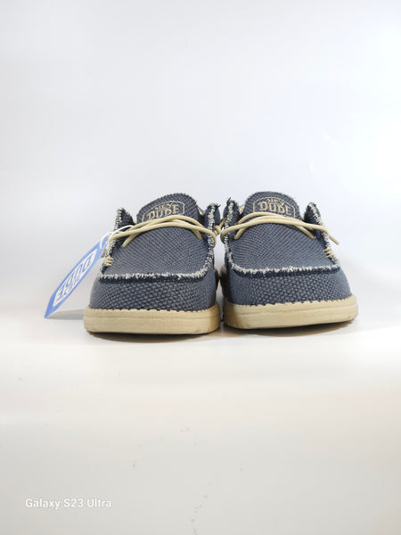 HEY DUDE - SCARPA LEGGERA IN TELA WALLY BRAIDED BLUE NIGHT
