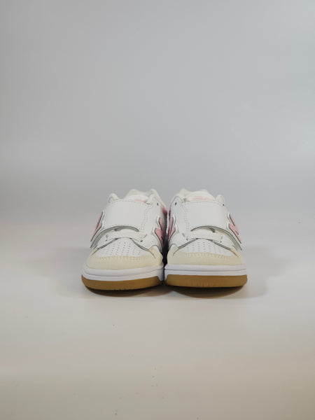 NEW BALANCE - SCARPA DA GINNASTICA 480 BIANCA E ROSA CON STRAPPO UNICO PER BAMBINI SP