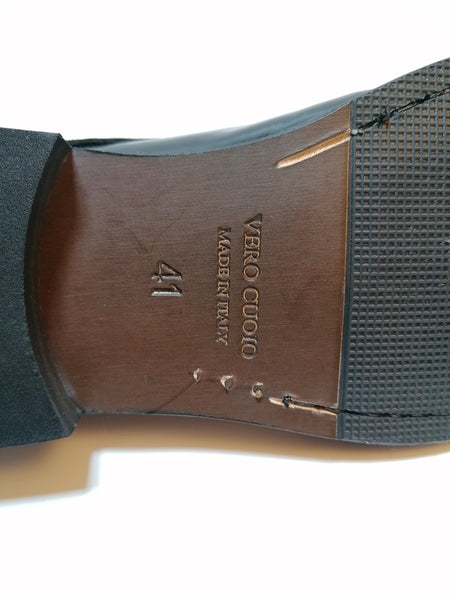 scarpa matrimonio uomo vero cuoio