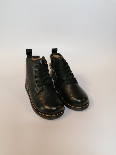 GRUNLAND - ANFIBIO NERO IN PELLE PP0255