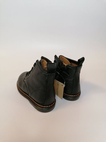 GRUNLAND - ANFIBIO NERO IN PELLE PP0255