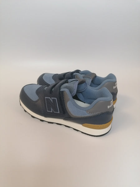 NEW BALANCE - SCARPA CON STRAPPO BLU 574 LX1