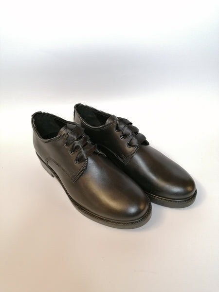 FRANCO B. - SCARPA LISCIA IN PELLE NERA AA101