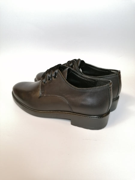 FRANCO B. - SCARPA LISCIA IN PELLE NERA AA101