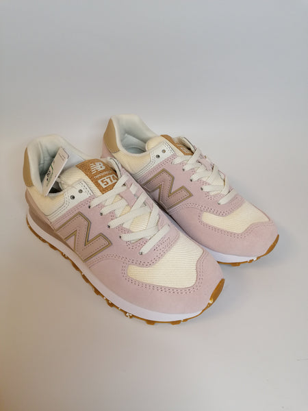 NEW BALANCE - SCARPA 574 ROSA E PANNA SP2