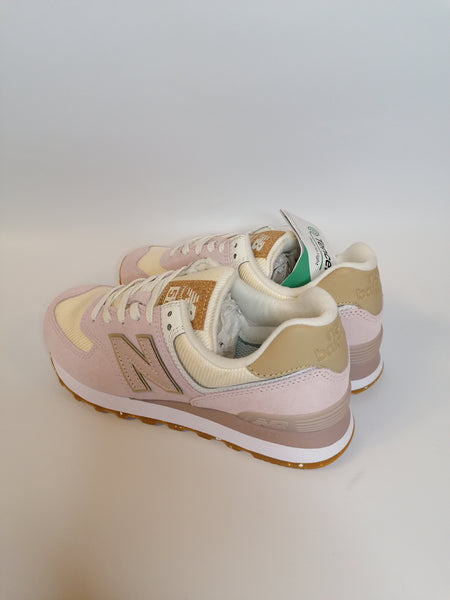 NEW BALANCE - SCARPA 574 ROSA E PANNA SP2