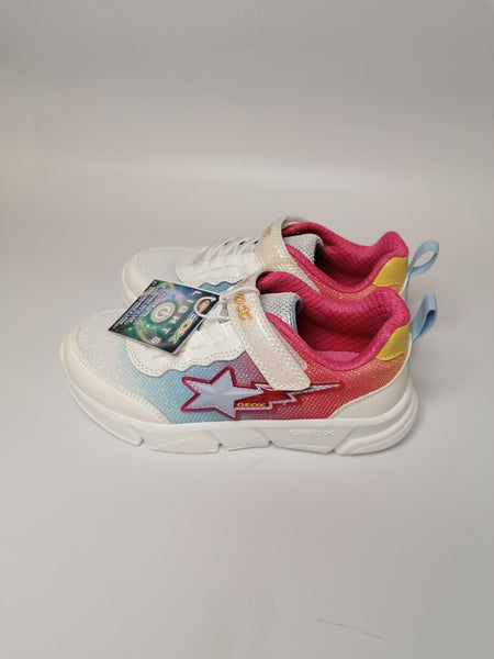 GEOX - SCARPA DA BAMBINA CON STRAPPO E STELLA CON LUCI ARIL J15DLB