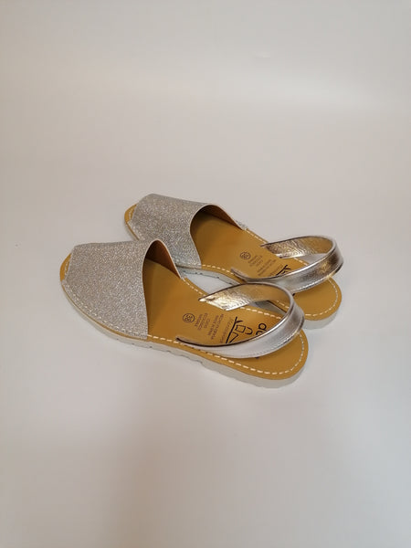 DOREA - MINORCHINA DA DONNA IN GLITTER FINE ARGENTO
