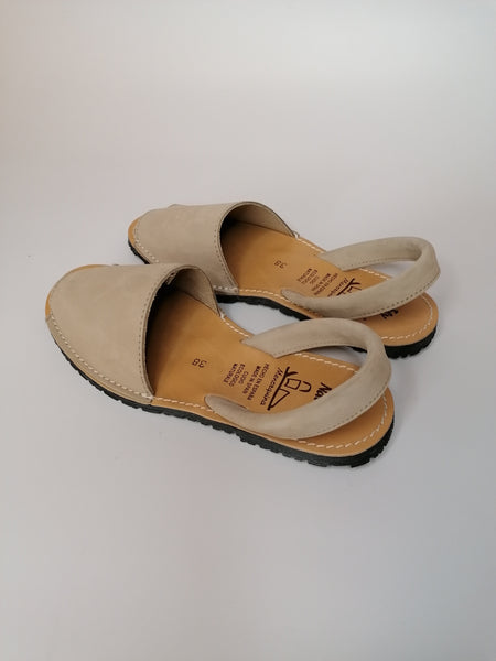 FLY NATURE - MINORCHINA DONNA BEIGE IN PELLE SCAMOSCIATA