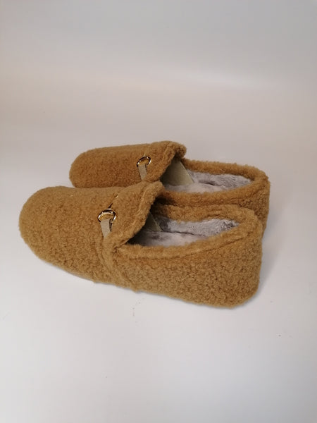 GRUNLAND - PANTOFOLA CUOIO CON MORSETTO PER DONNA PA1148 PA1170