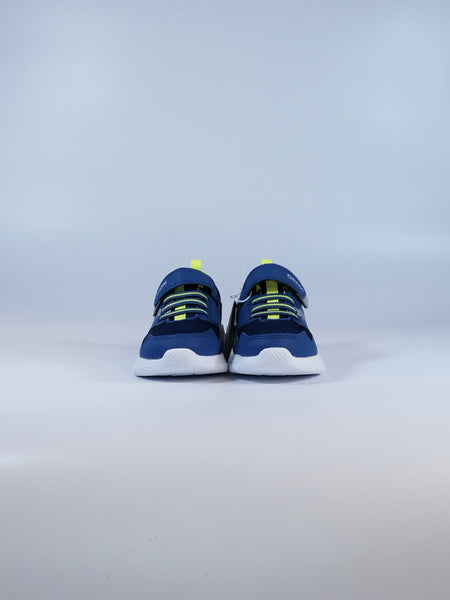 GEOX - SCARPA DA GINNASTICA BAMBINO BLU E LIME SPRINTYE J26GBA
