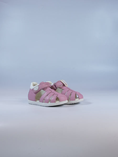 GEOX - SCARPA ESTIVA A SANDALO RAGNETTO PER BAMBINI PRIMI PASSI ROSA B254WB