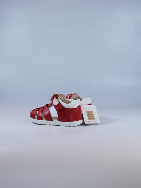 GEOX - SCARPA ESTIVA A SANDALO RAGNETTO PER BAMBINI PRIMI PASSI ROSSA B254VA