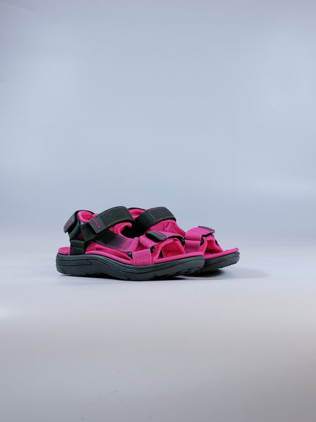 GRUNLAND - SANDALO SPORTIVO BAMBINA FUXIA IN TESSUTO E GOMMA SA1195