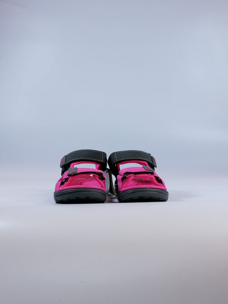 GRUNLAND - SANDALO SPORTIVO BAMBINA FUXIA IN TESSUTO E GOMMA SA1195
