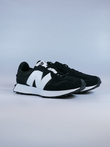 NEW BALANCE - SCARPA DA GINNASTICA DA UOMO 327 NERA CON DETTAGLI BIANCHI CBW BL