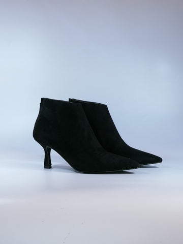 KAMMI - TRONCHETTO NERO DONNA CON TACCO 6 CM 415K009
