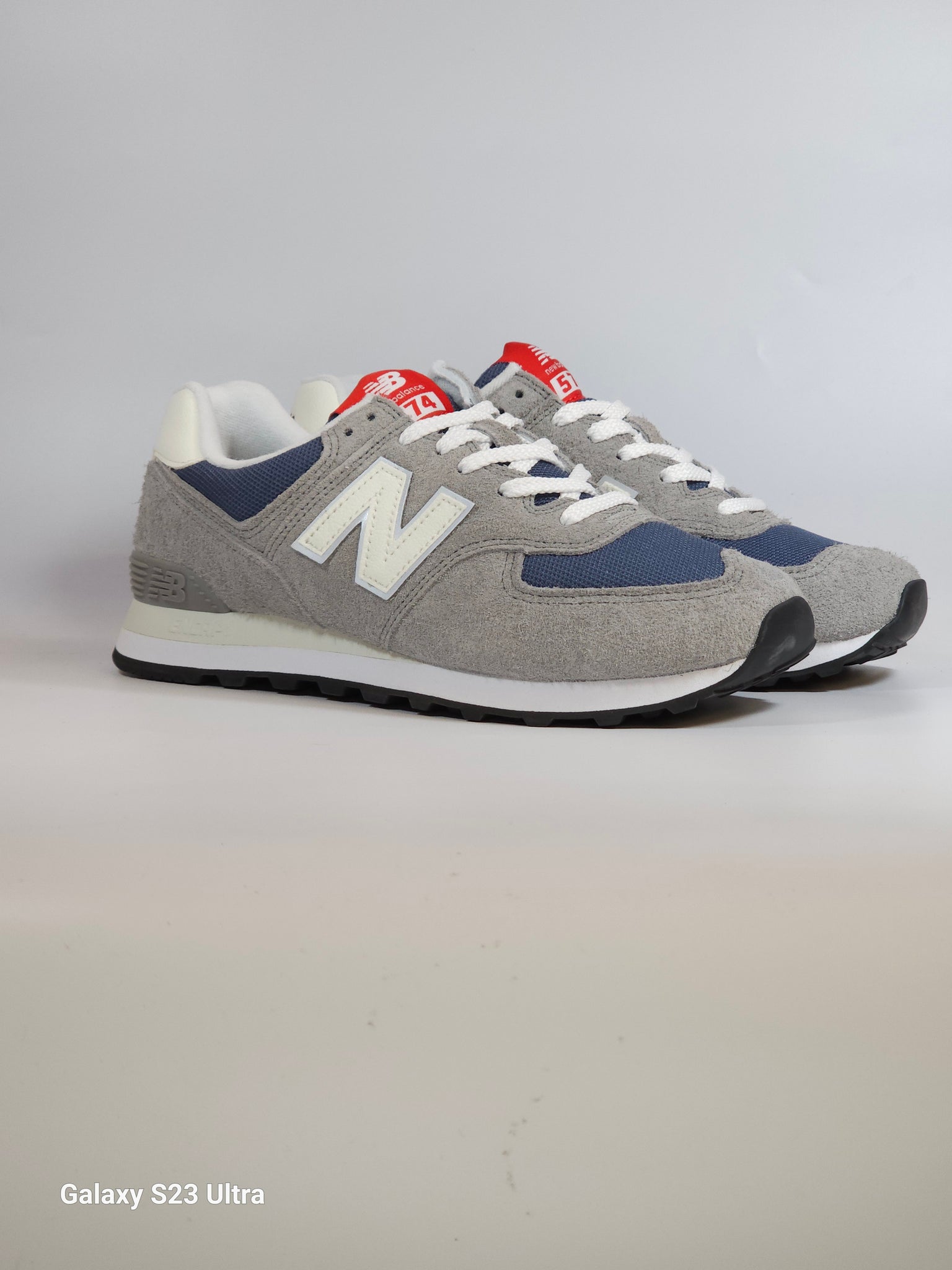 NEW BALANCE - SCARPA DA GINNASTICA DA UOMO 574 BLU E GRIGIA GWH