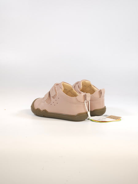 GEOX - SCARPA DA GINNASTICA PER BAMBINA PRIMI PASSI ROSA CON STRAPPI B4663A