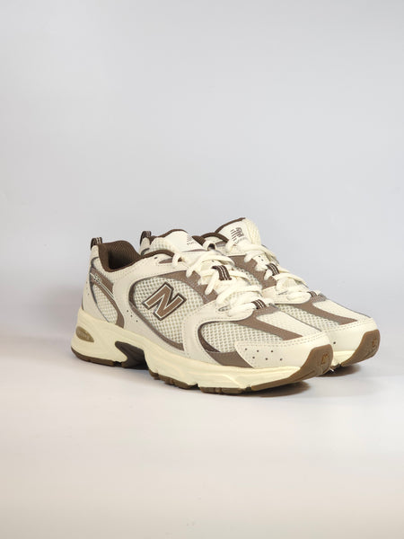 NEW BALANCE - SCARPA DA GINNASTICA 530 UNISEX MODA PANNA E TAUPE BEIGE ASM