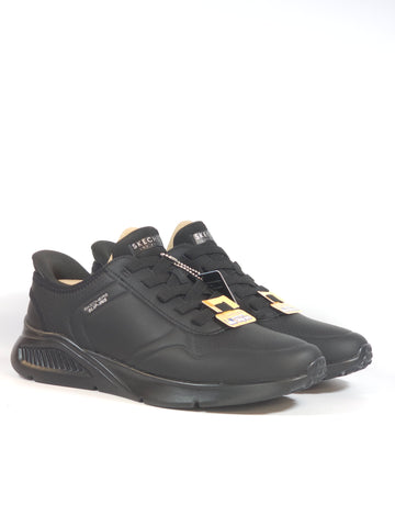 SKECHERS - SCARPA DA GINNASTICA NERA SLIP INS SENZA UTILIZZARE LE MANI PER UOMO 183125