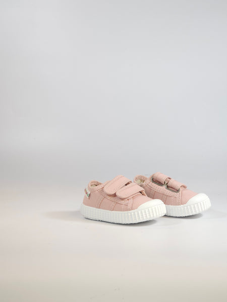 VICTORIA - SCARPA SPORTIVA SNEAKERS ROSA SKIN IN TELA CON STRAPPI PER BAMBINA 36606