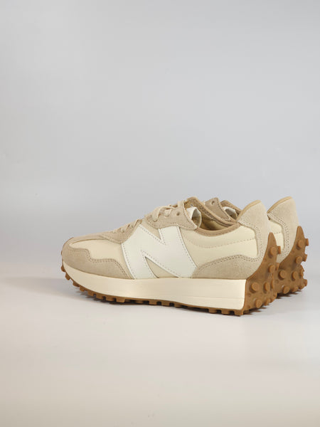 NEW BALANCE - SCARPA DA GINNASTICA 327ASL BIANCA E BEIGE PER DONNA ASL