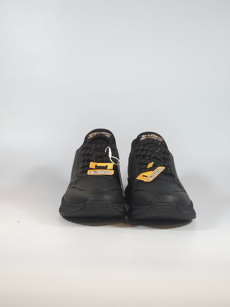 SKECHERS - SCARPA DA GINNASTICA TUTTA NERA SLIP INS SENZA USARE LE MANI CON MEMORY FOAM 117740