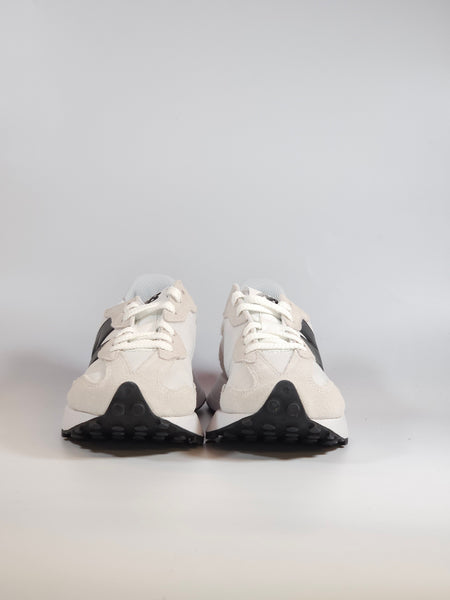 NEW BALANCE - SCARPA DA GINNASTICA 327 BIANCA E NERA UNISEX CWB