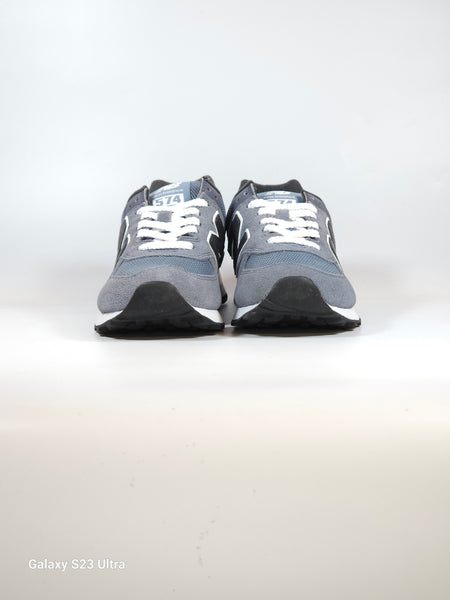 NEW BALANCE - SCARPA DA GINNASTICA 574 UNISEX AVIO GRIGIO BLU GGE