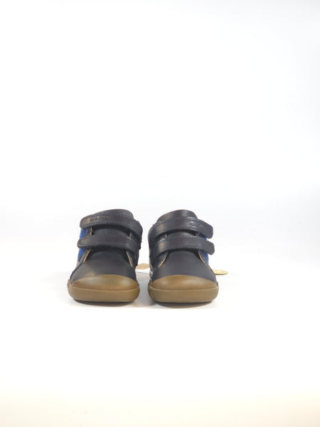 GEOX - SCARPA DA GINNASTICA PER BAMBINA PRIMI PASSI BLU CON STRAPPI B465WA