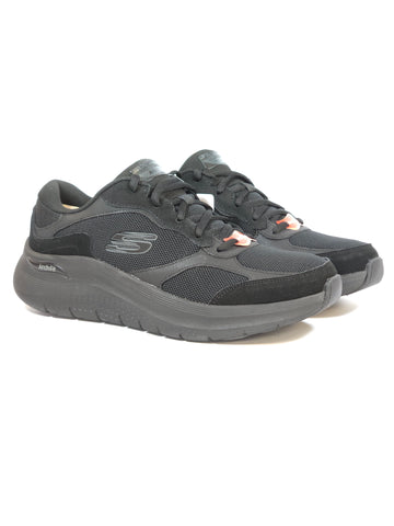 SKECHERS - SCARPA DA GINNASTICA TUTTA NERA ARCHFIT PER UOMO 232702