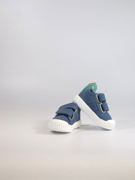 VICTORIA - SCARPA SPORTIVA SNEAKERS BLU JEANS IN TELA CON STRAPPI PER BAMBINO 36606