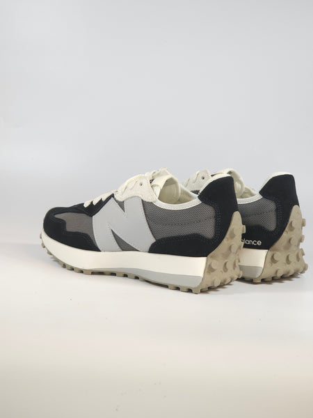 NEW BALANCE - SCARPA DA GINNASTICA 327 NERA E GRIGIA LNB PER DONNA