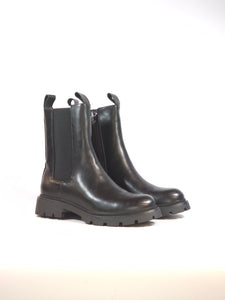 dalzoppo.it - STIVALETTO BEATLES NERO CON ELASTICI E CERNIERA INTERNA PER DONNA JH28103