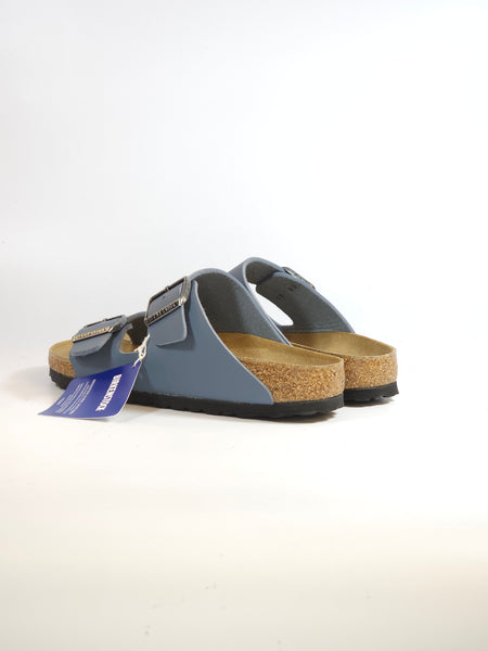 BIRKENSTOCK - CIABATTA ARIZONA BASALT GRAY AZZURRO GRIGIO CON PLANTARE