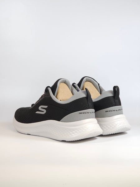 SKECHERS - SCARPA DA GINNASTICA NERA GO WALK LAVABILE IN LAVATRICE CON MEMORY FOAM PER UOMO 233184