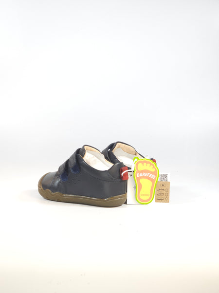 GEOX - SCARPA DA GINNASTICA PER BAMBINA PRIMI PASSI BLU CON STRAPPI B465WA