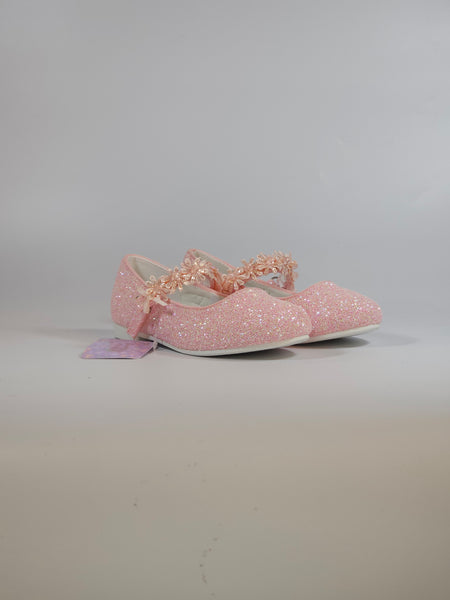 dalzoppo.it - BALLERINA ELEGANTE IN GLITTER ROSA PER BAMBINA IDEALE PER CERIMONIE GD4121