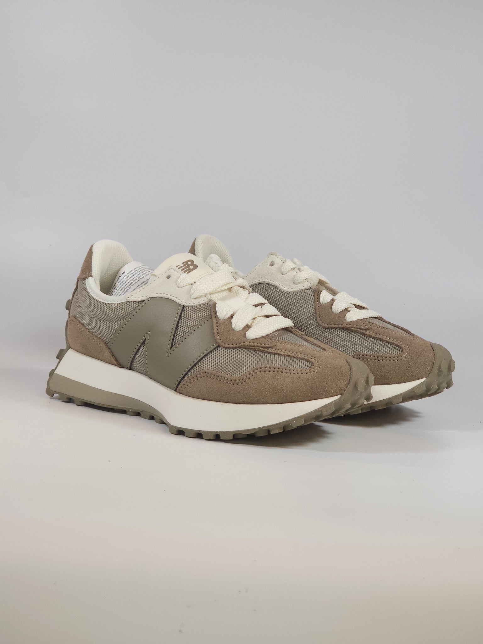 NEW BALANCE - SCARPA DA GINNASTICA 327 BEIGE TAUPE LNC PER DONNA