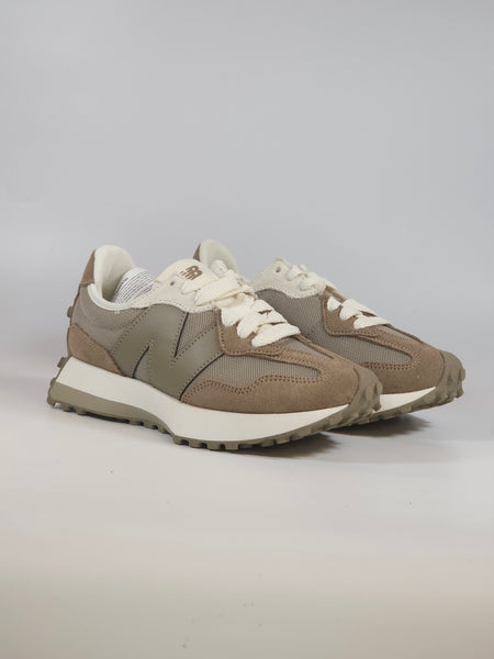 NEW BALANCE - SCARPA DA GINNASTICA 327 BEIGE TAUPE LNC PER DONNA