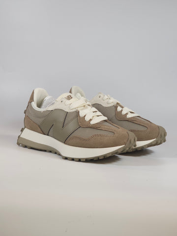 NEW BALANCE - SCARPA DA GINNASTICA 327 BEIGE TAUPE LNC PER DONNA