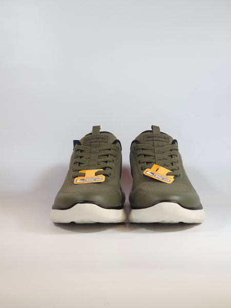 SKECHERS - SCARPA DA GINNASTICA VERDE OLIVA SLIP INS SENZA UTILIZZARE LE MANI PER UOMO 233045